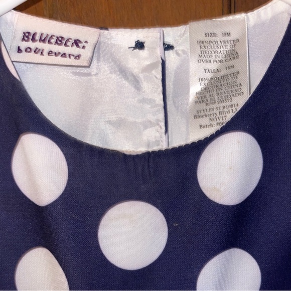 Blueberi Blvd Girl’s Dress (18M) - Picture 4 of 4